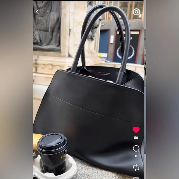 Liviana Conti Leather Satchel - The Row Margaux Vibes - Picture 10 of 15